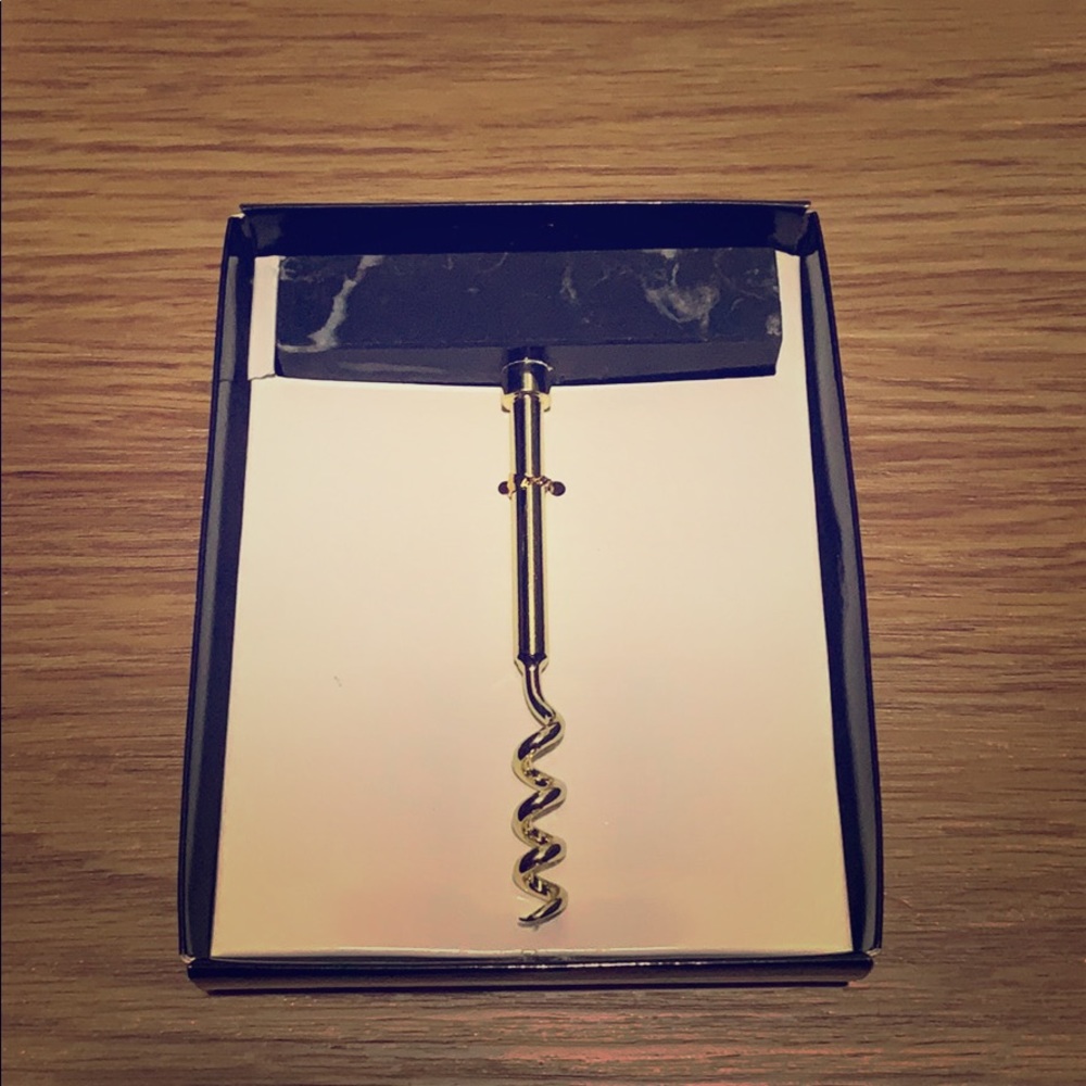Black Marble Handle Corkscrew